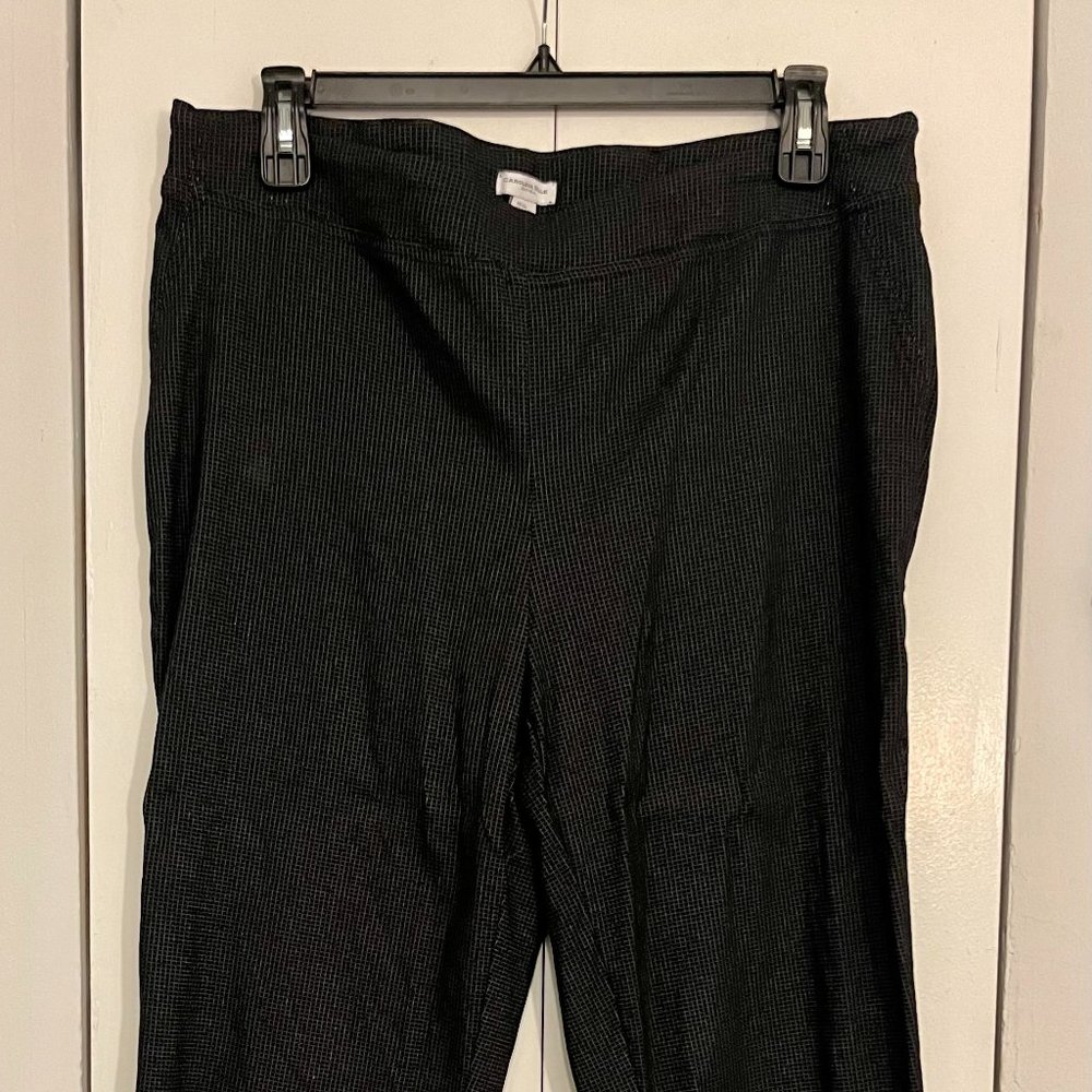 Carolina Belle Stretch Black and White Checked Office Pants